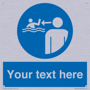 Custom mandatory keep children under supervision in the aquatic environment